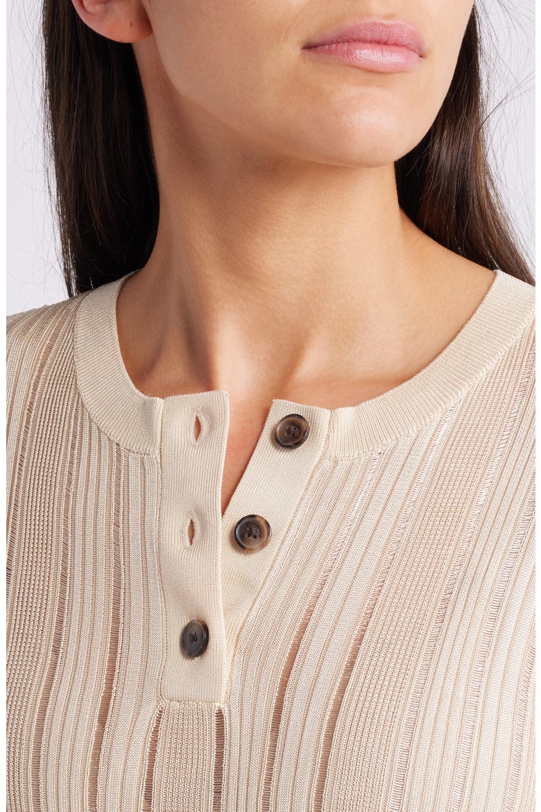 Laddered Ribbed Long Sleeve Henley, Alternate, color, CREAM