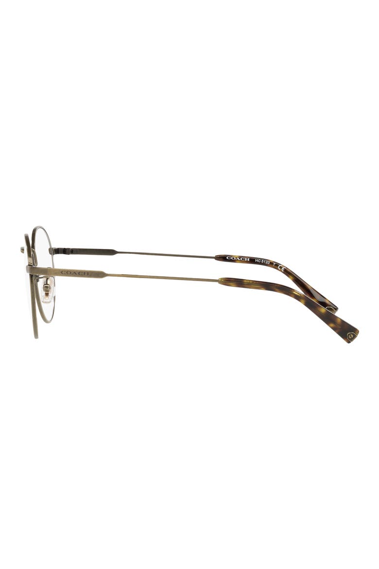 51mm Round optical glasses, Alternate, color, ANTIQUE GOLD