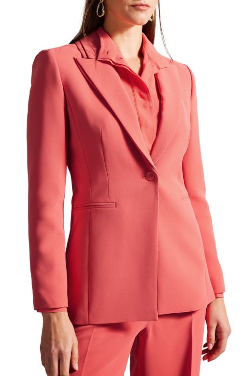 Ted Baker London Bertaah Double Lapel Blazer In Coral