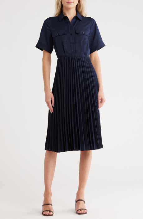 JASON WU Accordion Pleat Midi Dress