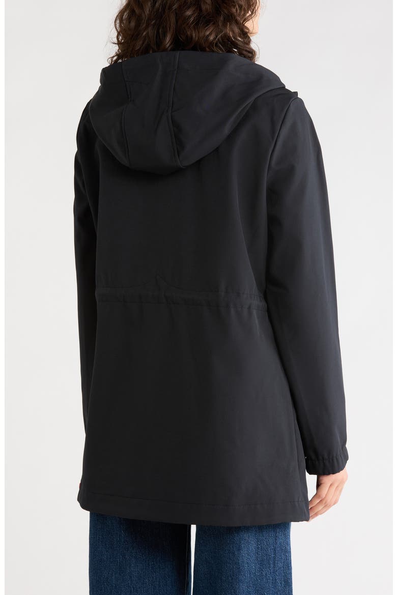 Florence Hooded Softshell Jacket, Alternate, color, BLACK