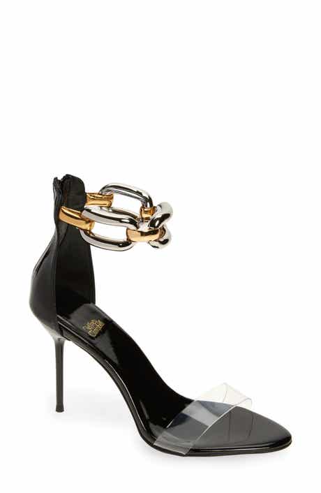 Cuff-Link Ankle Strap Sandal