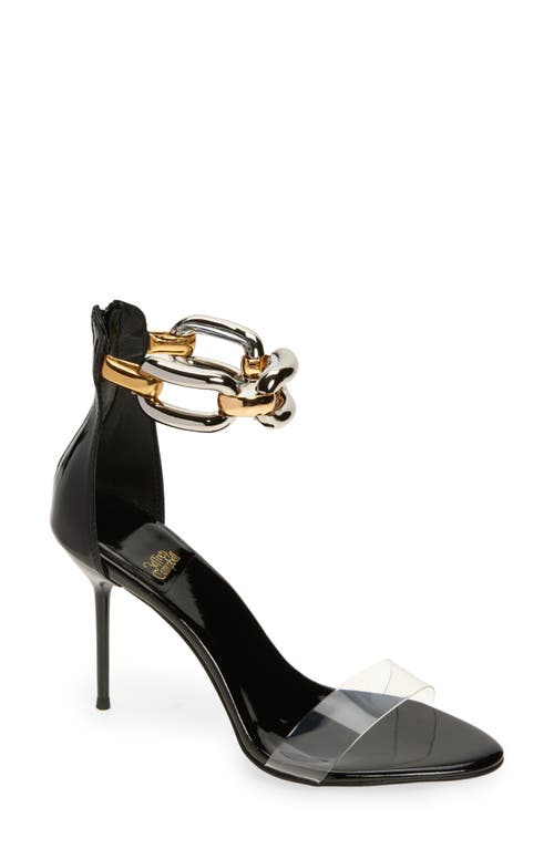 Jeffrey Campbell Cuff-link Ankle Strap Sandal In Black