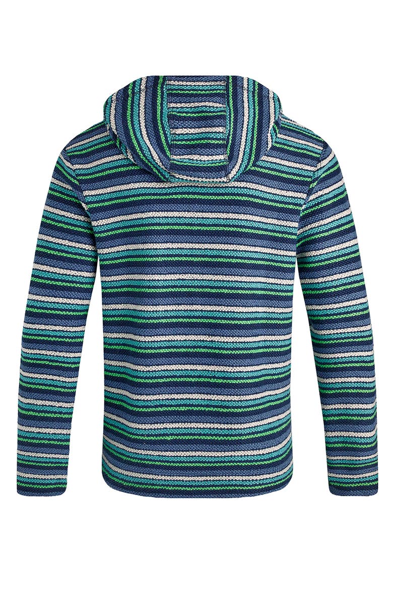 Payson Striped Macaroni Hoodie, Alternate, color, Ensign Blue