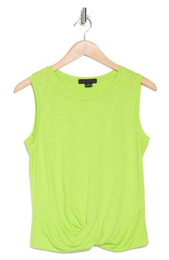SANCTUARY SANCTUARY TWISTED COTTON BLEND SLUB JERSEY TANK