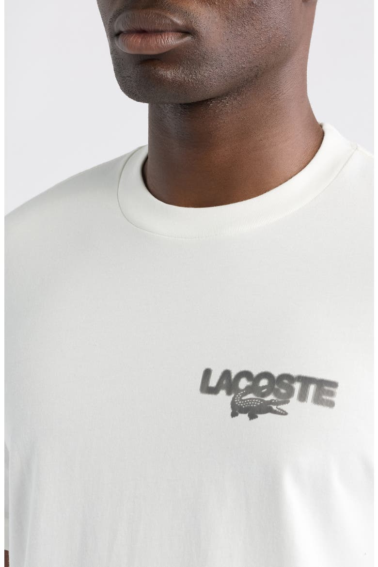 Crewneck Cotton T-Shirt, Alternate, color, FLOUR