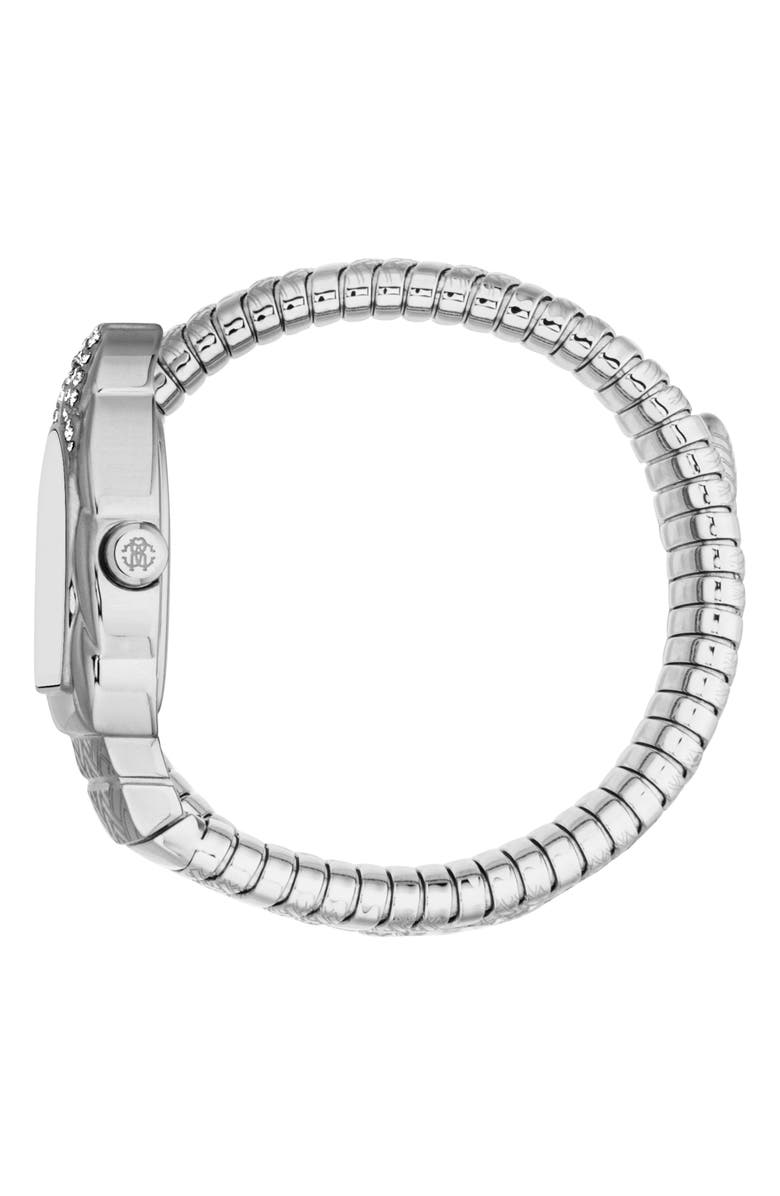 Roberto Cavalli Snake Wraparound Bracelet Watch, 25mm x 30mm, Alternate, color,