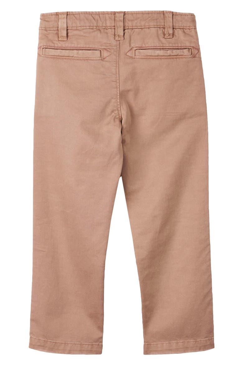 Kids' Twill Cotton Pants, Alternate, color, BROWN