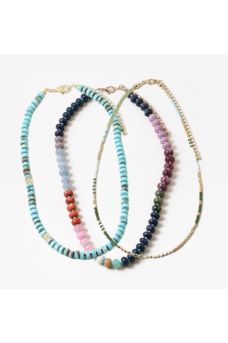 The Perfect Mix Necklace Bundle, Main, color, Blue