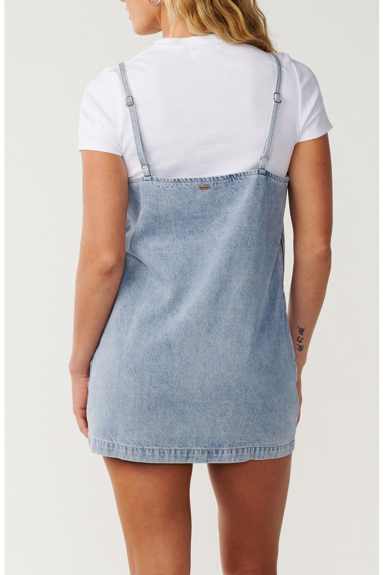 Stacey Denim Shift Minidress, Alternate, color, VINTAGE BLUE