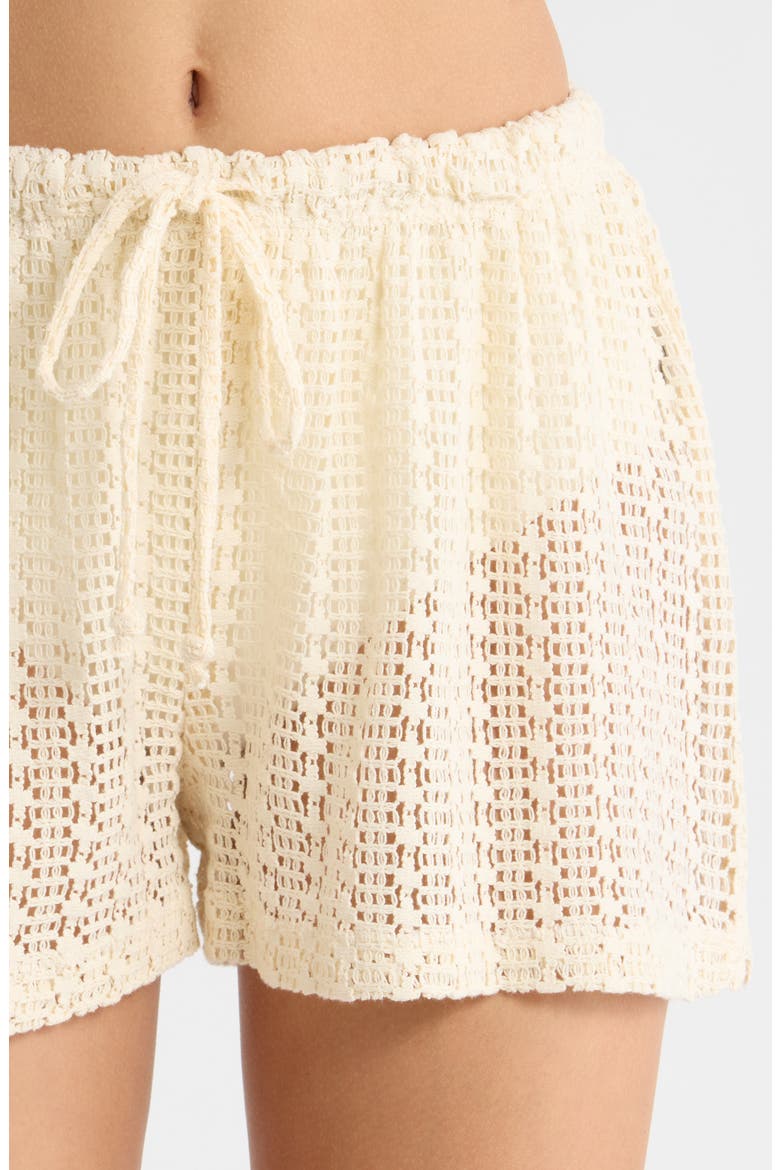 Steller Time Knit Shorts, Alternate, color, WHITE CAP