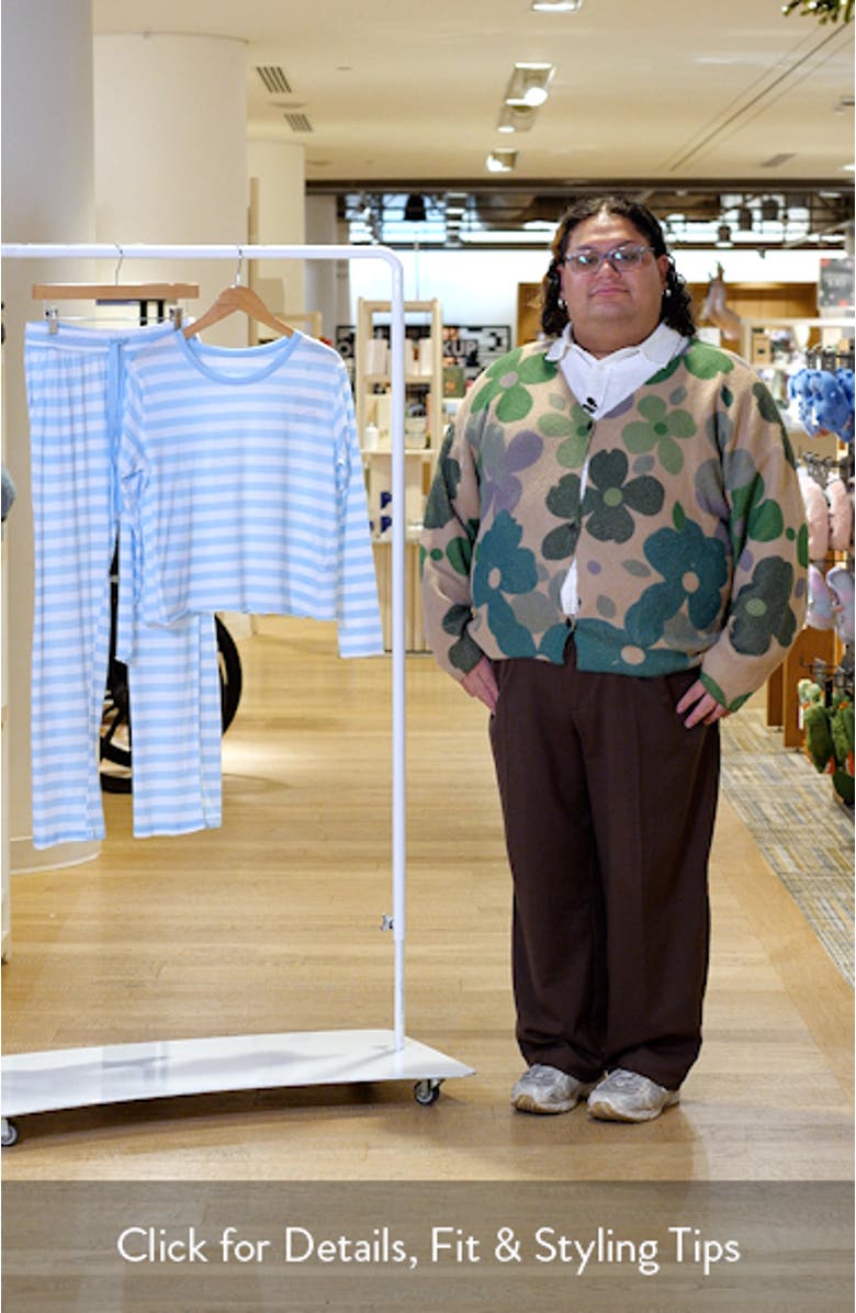 Jada Stripe Organic Cotton Pajamas, sales video thumbnail