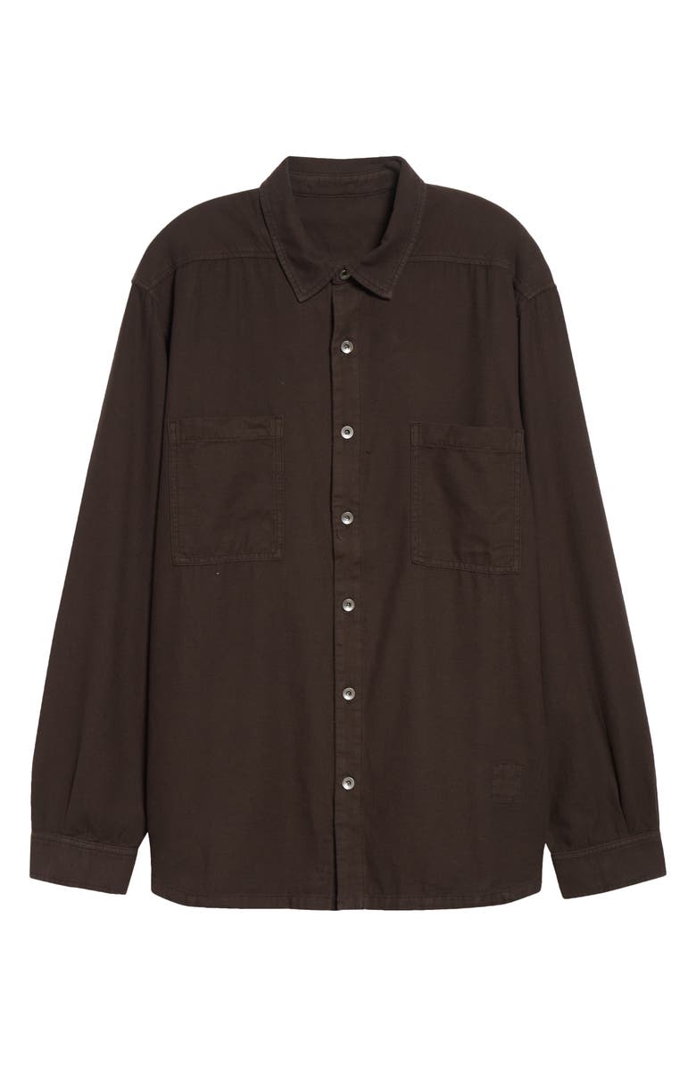Rick Owens DRKSHDW Darkshadow Jumbo Overshirt, Main, color, Dark Dust