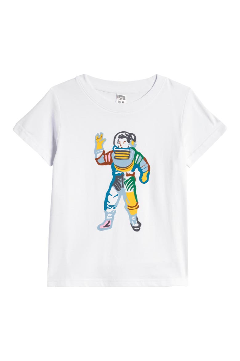 Kids' Astronaut Graphic T-Shirt, Main, color, WHITE