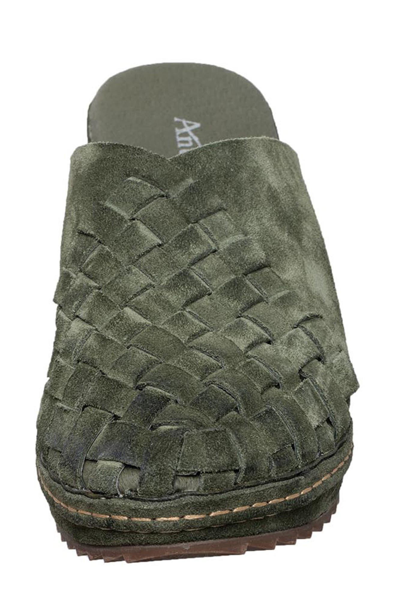 Teryl Platform Mule, Alternate, color, EMERALD SUEDE