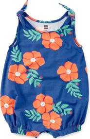 Tea Collection Tie Shoulder Baby Romper