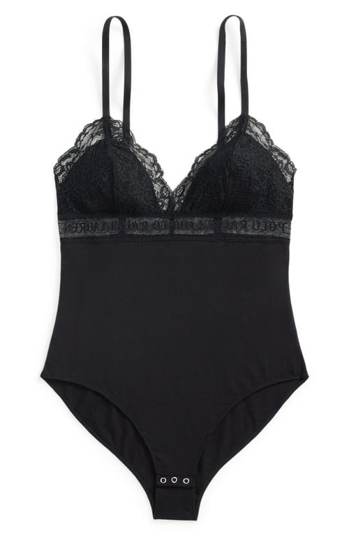 Polo Ralph Lauren Lace & Stretch Cotton Rib Triangle Bodysuit