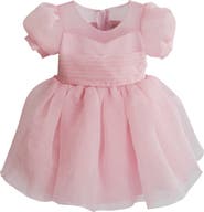 Tulleen Puff-Sleeve Party Dress