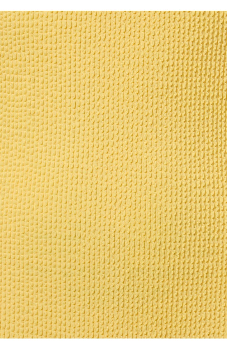 Swimsuits for All Crinkle Knot Front One Piece Swimsuit, Alternate, color, Lemon Mist