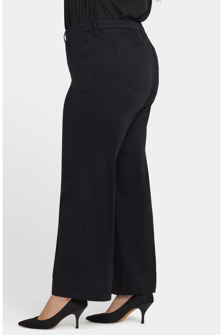 Teresa Ankle Wide Leg Jeans, Alternate, color, BLACK