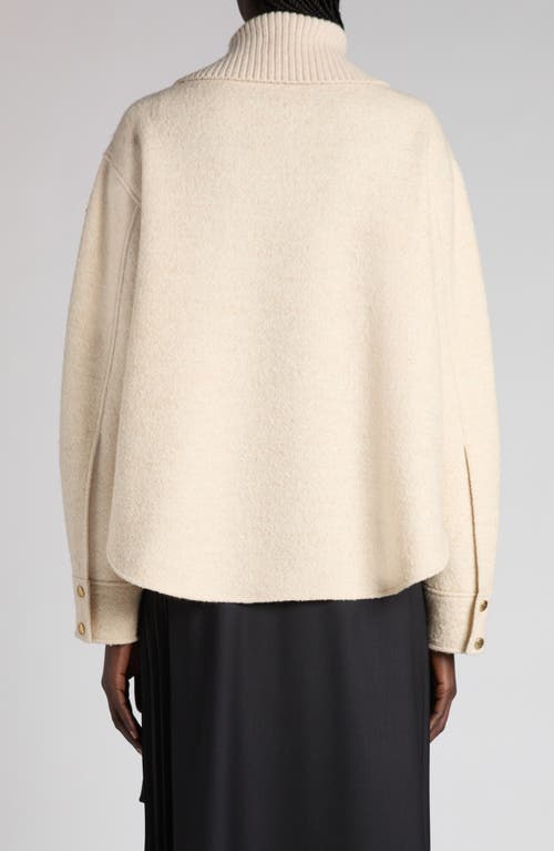 Moncler Jacke Aus Einem Wollgemisch In Neutral