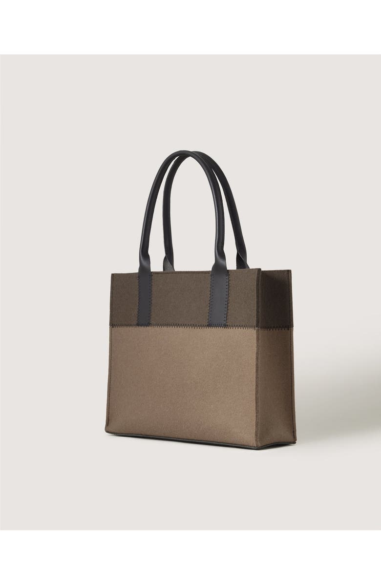 Graf Lantz Jaunt Merino Wool Midi Tote, Alternate, color, Cumin & Tobacco