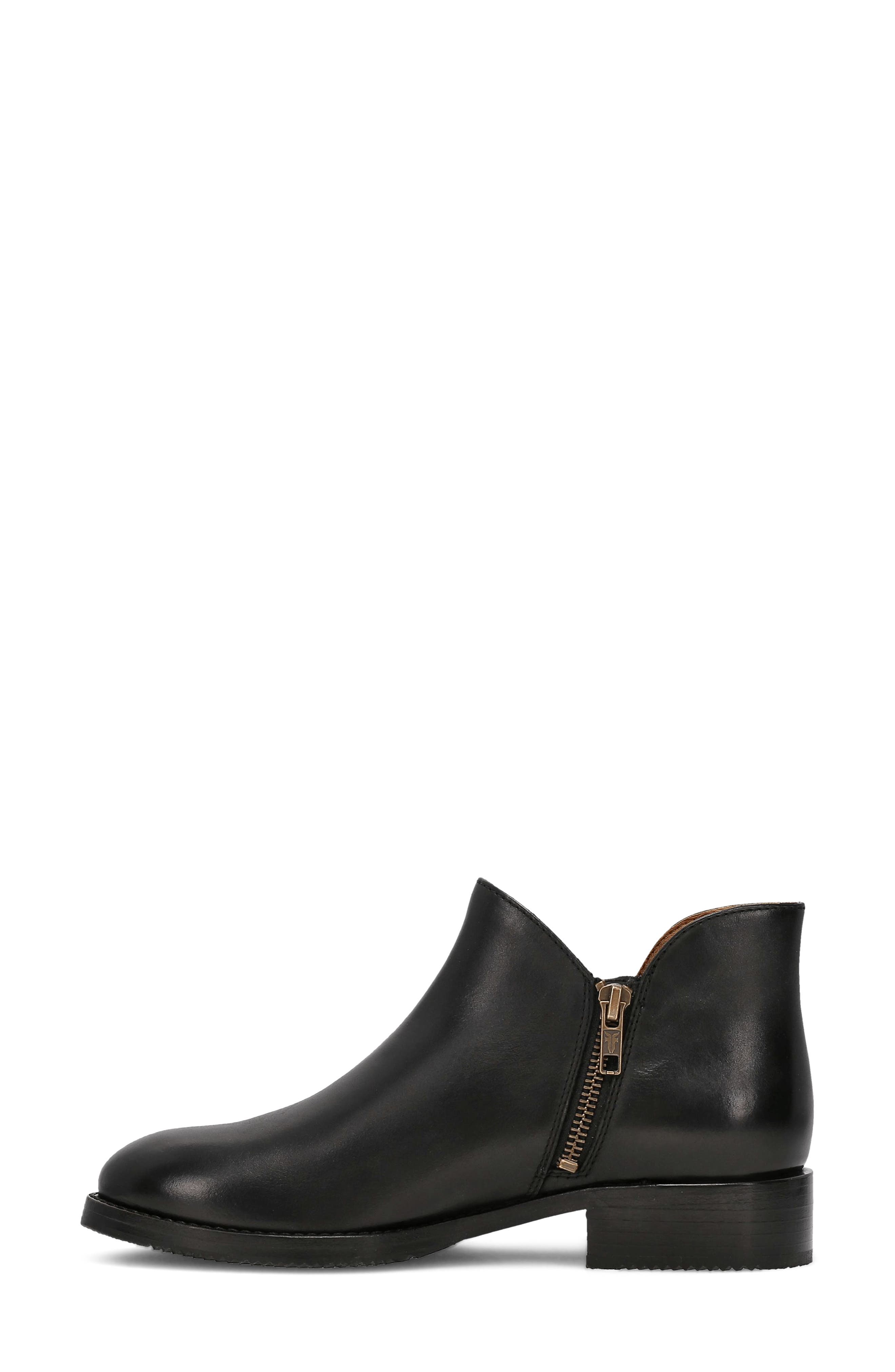 Melissa Leather Bootie, Alternate, color, BLACK