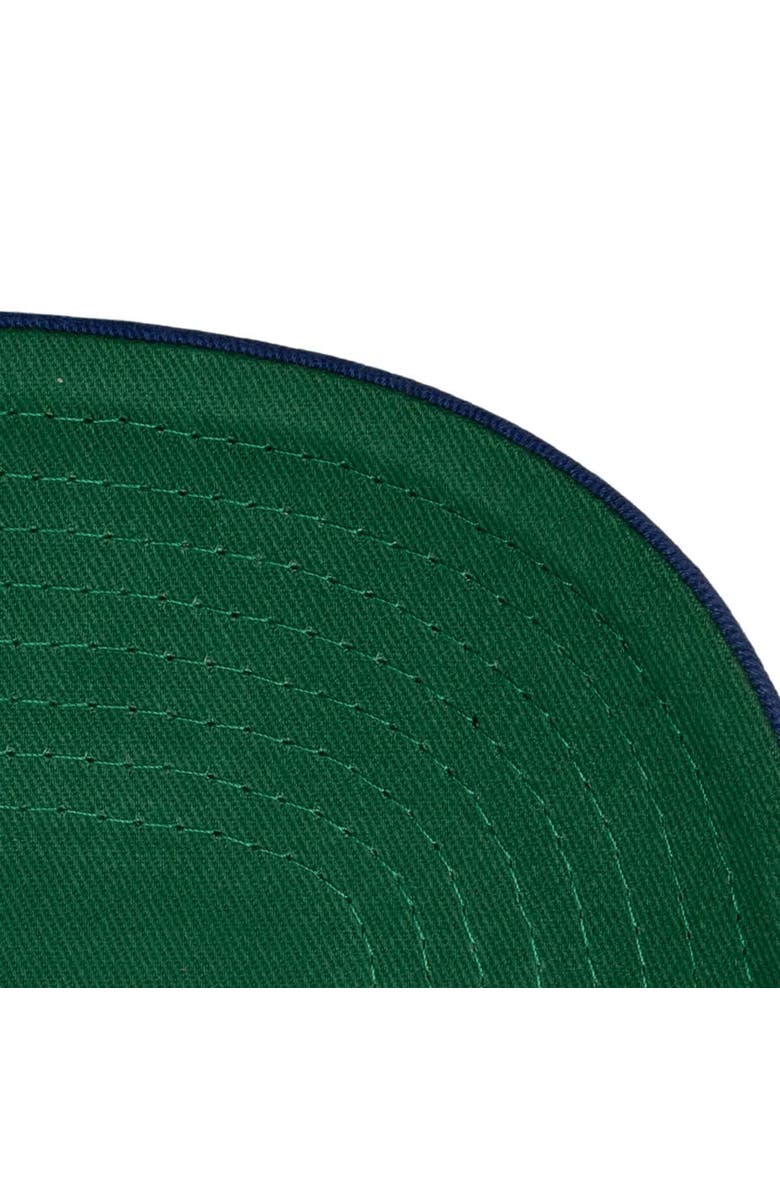 Mitchell & Ness Men's Mitchell & Ness Cream/Blue Orlando Magic Soul Festival Staggered Zag Pro Crown Snapback Hat, Alternate, color, 