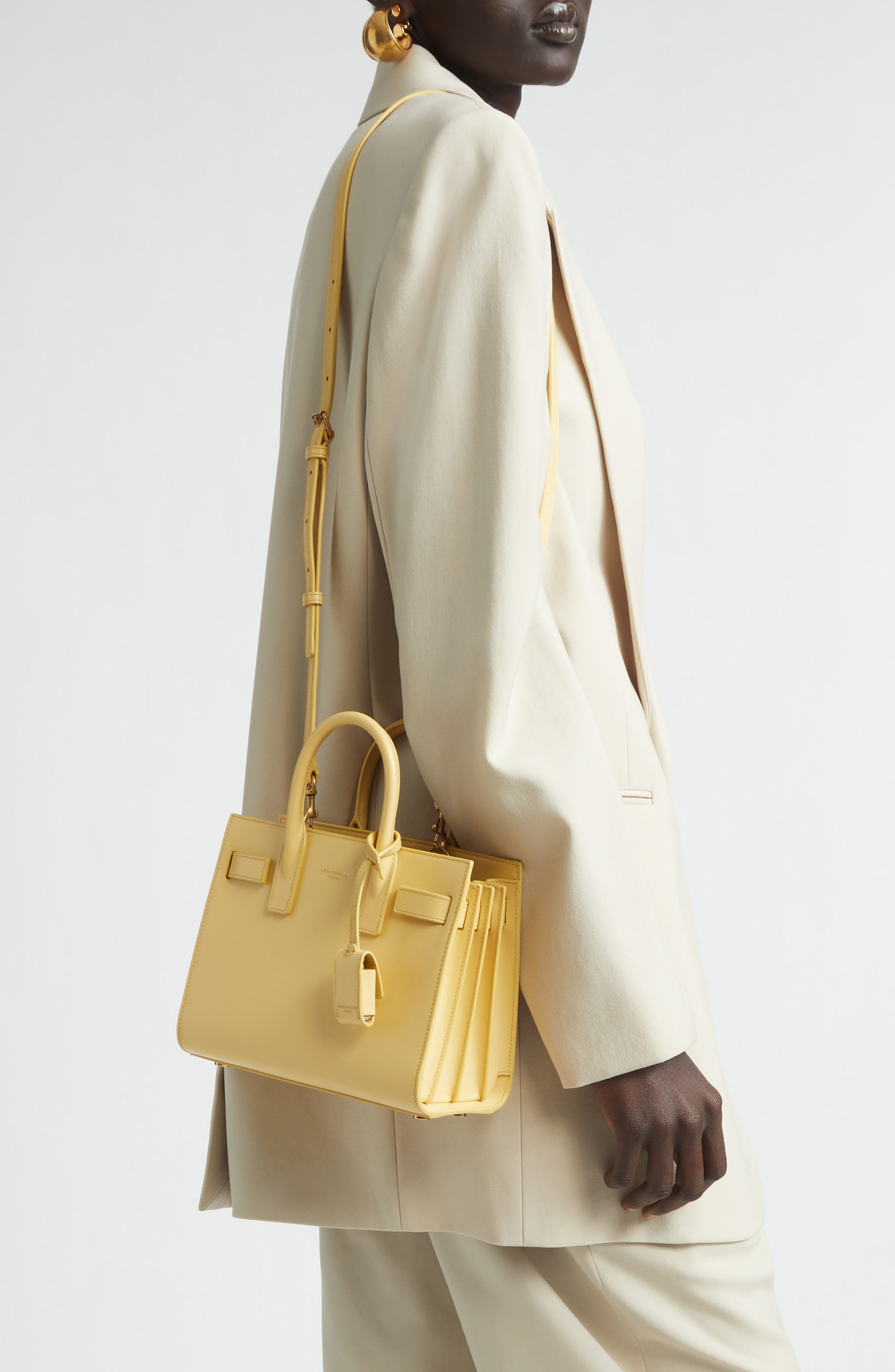 Nano Sac de Jour Leather Tote, Alternate, color, SOFT LEMON