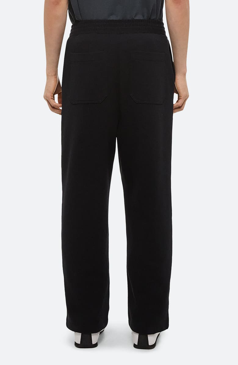 Helmut Lang Embossed Studio Sweatpants, Alternate, color, Black