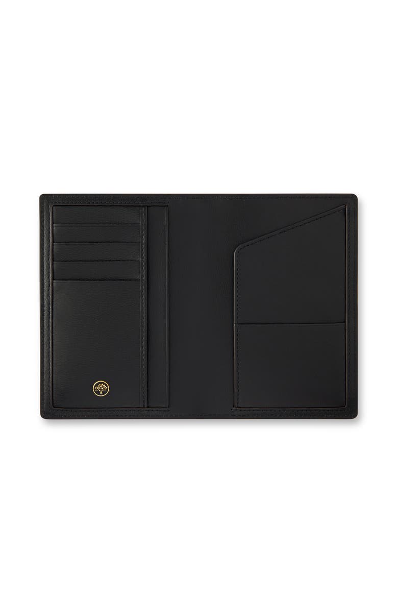Mulberry Passport Cover, Alternate, color, Black-Cognac
