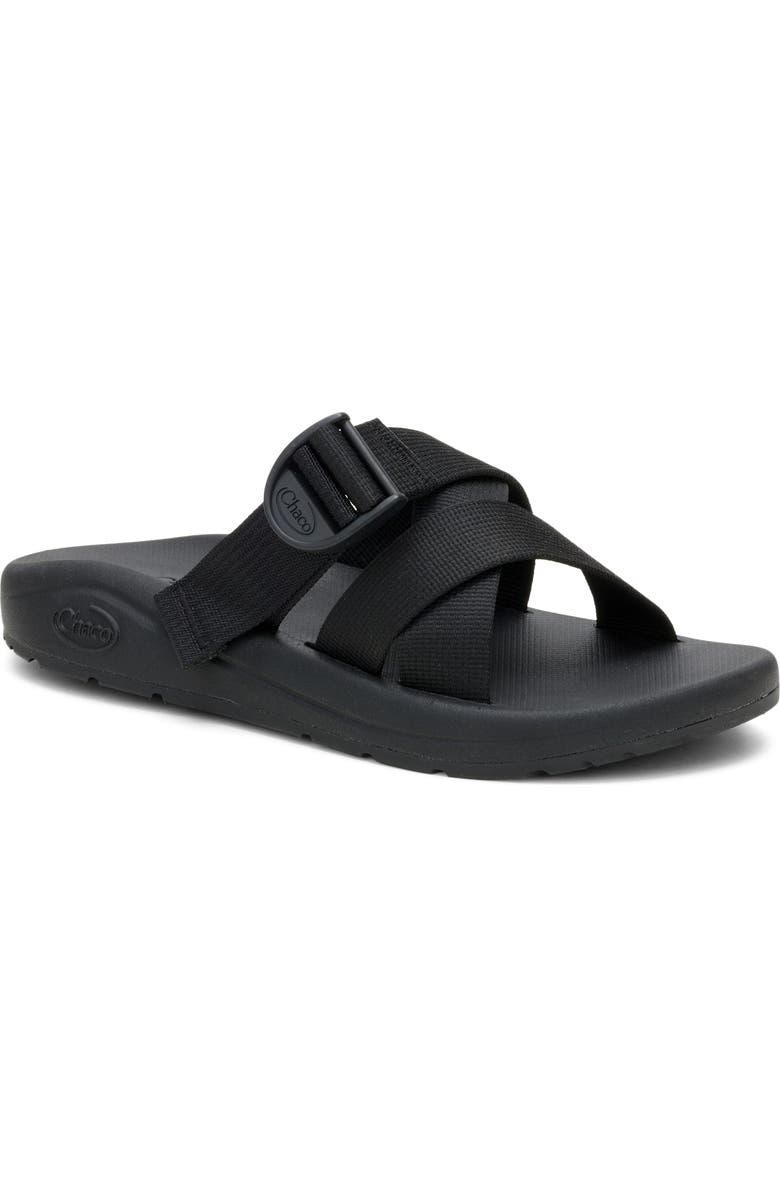 Chaco CushZ Slide Sandal, Main, color, Black