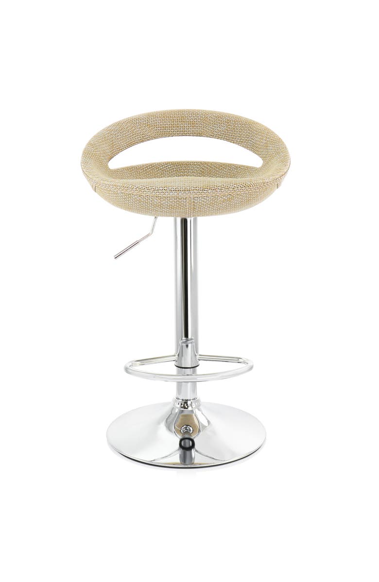 Elama 2 Piece Retro Adjustable Bar Stool, Alternate, color, Tan