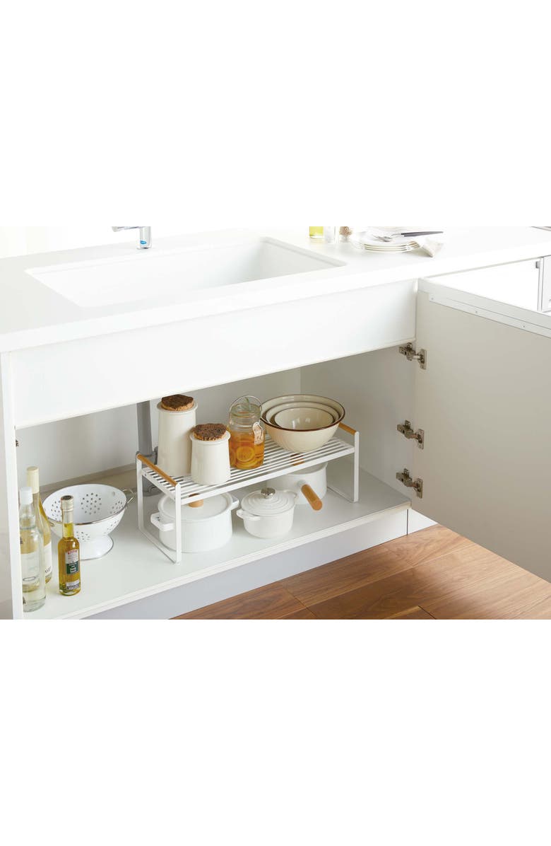 Yamazaki Tosca Wire Organizer Rack, Alternate, color,