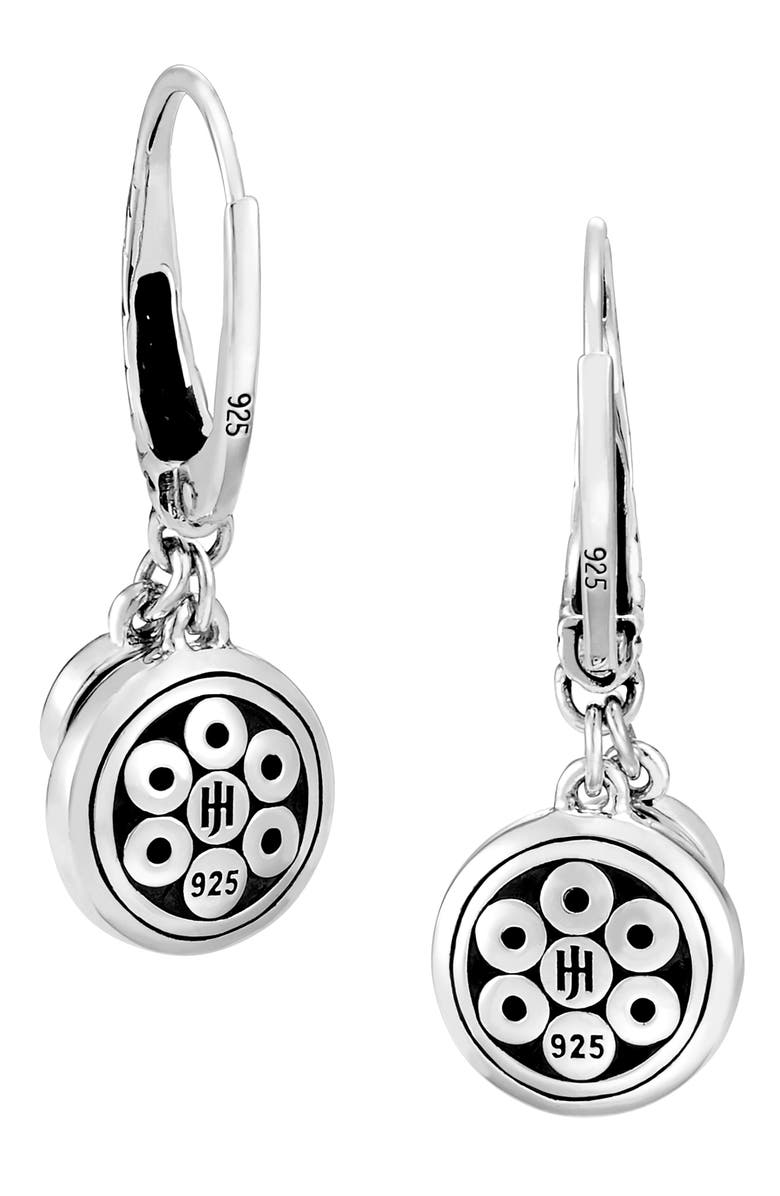 John Hardy Dot Hammered Drop Earrings, Alternate, color, 