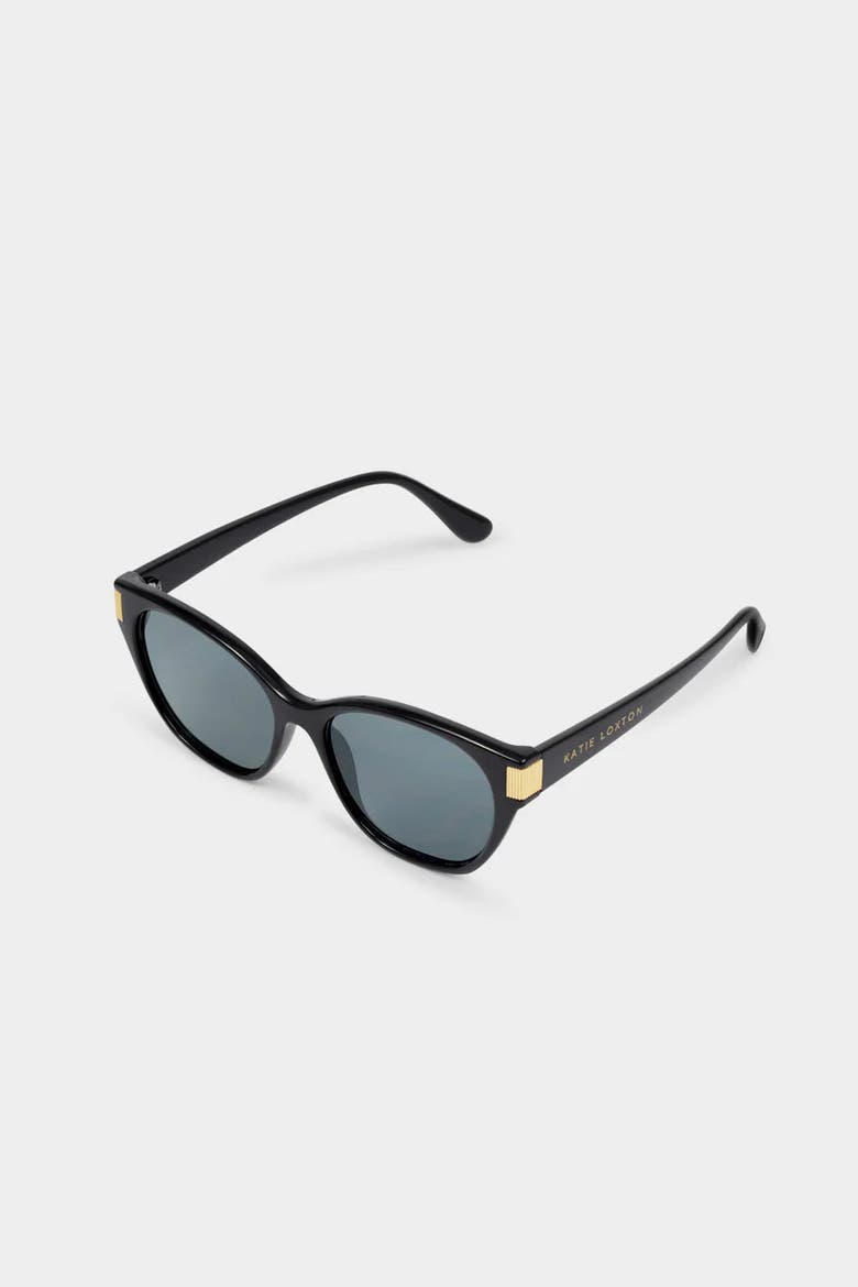 Sydney Cat-Eye Sunglasses in Black, Alternate, color, Black