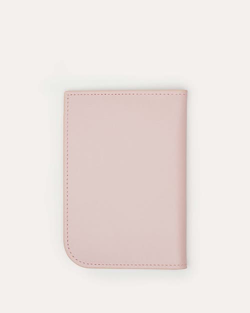Shop Want Les Essentiels De La Vie Want Les Essentiels Arch Smooth Leather Passport Cover In Blush