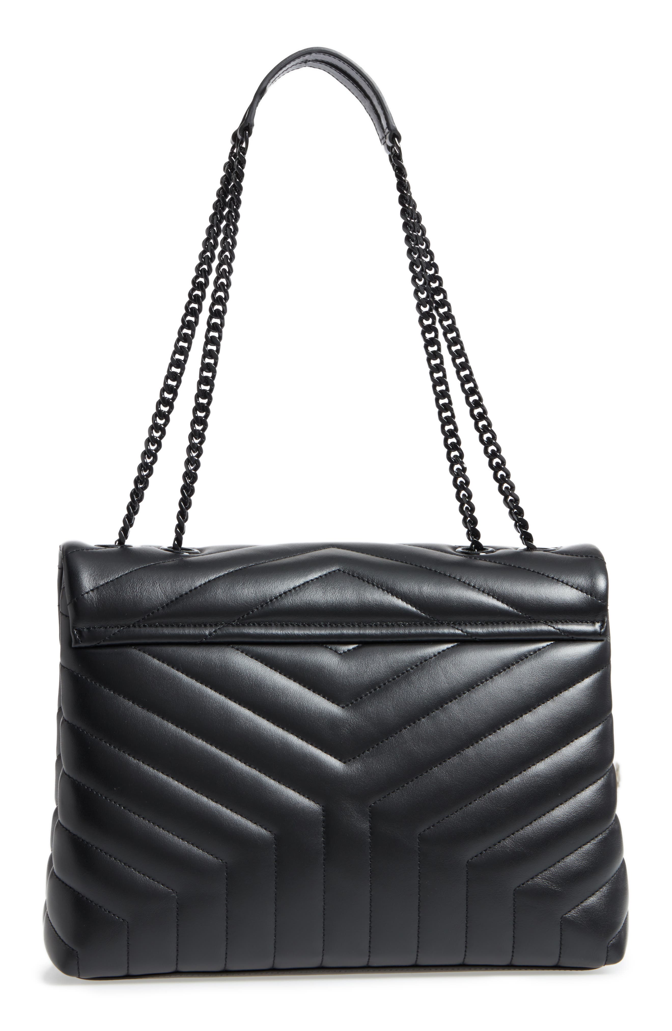 Saint Laurent Medium LouLou Matelassé Leather Shoulder Bag, Alternate, color, 