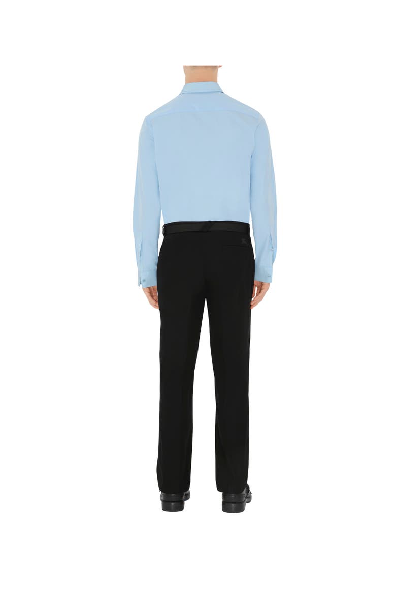 Burberry Slim Fit Cotton Poplin Formal Shirt, Alternate, color, Neptune Blue