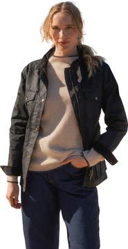 Celtic & Co. British Waxed Cotton Belted Jacket