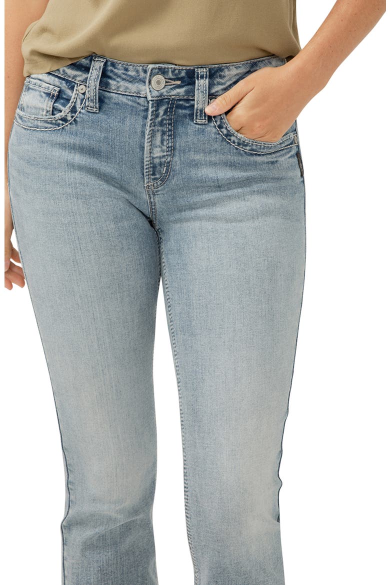 Suki Curvy Mid Rise Bootcut Jeans, Alternate, color, INDIGO