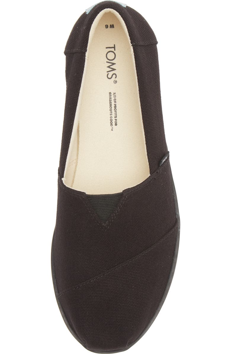 TOMS Alpargata High Platform Slip-On, Alternate, color,