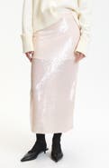 DELUC Logan Sequin Maxi Skirt