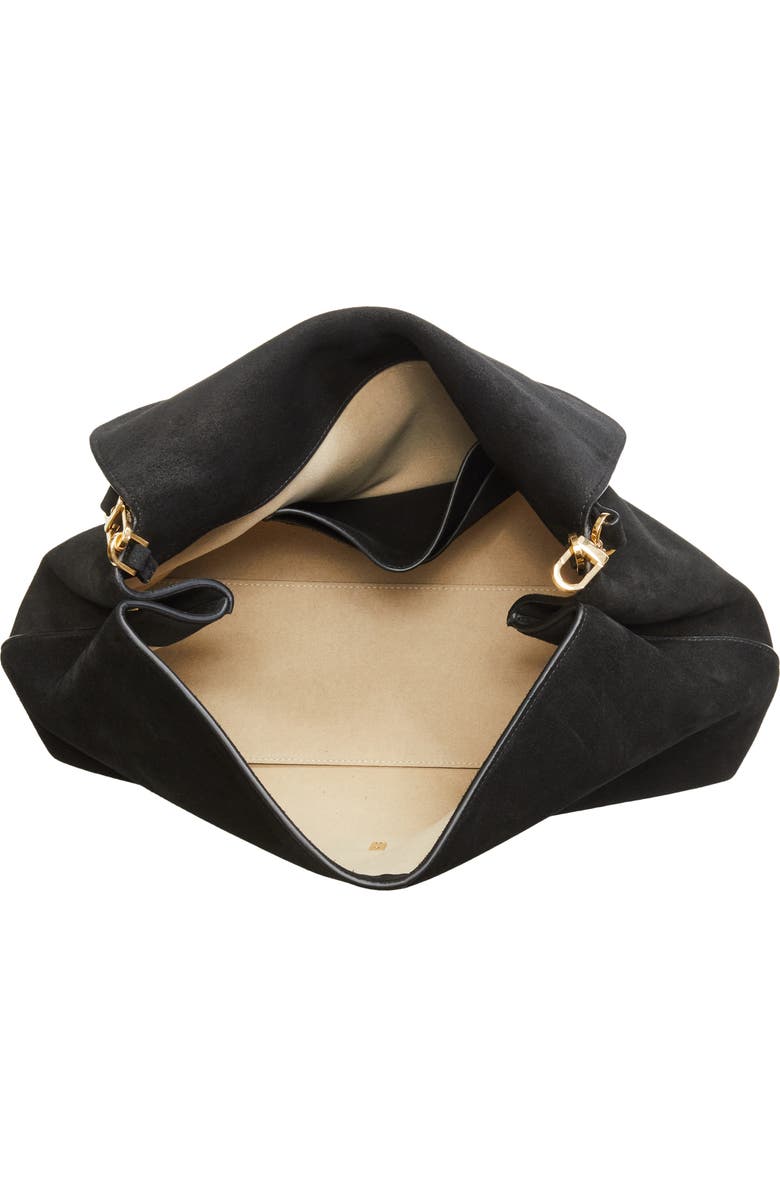 TOTEME T-Lock Satchel, Alternate, color, Black