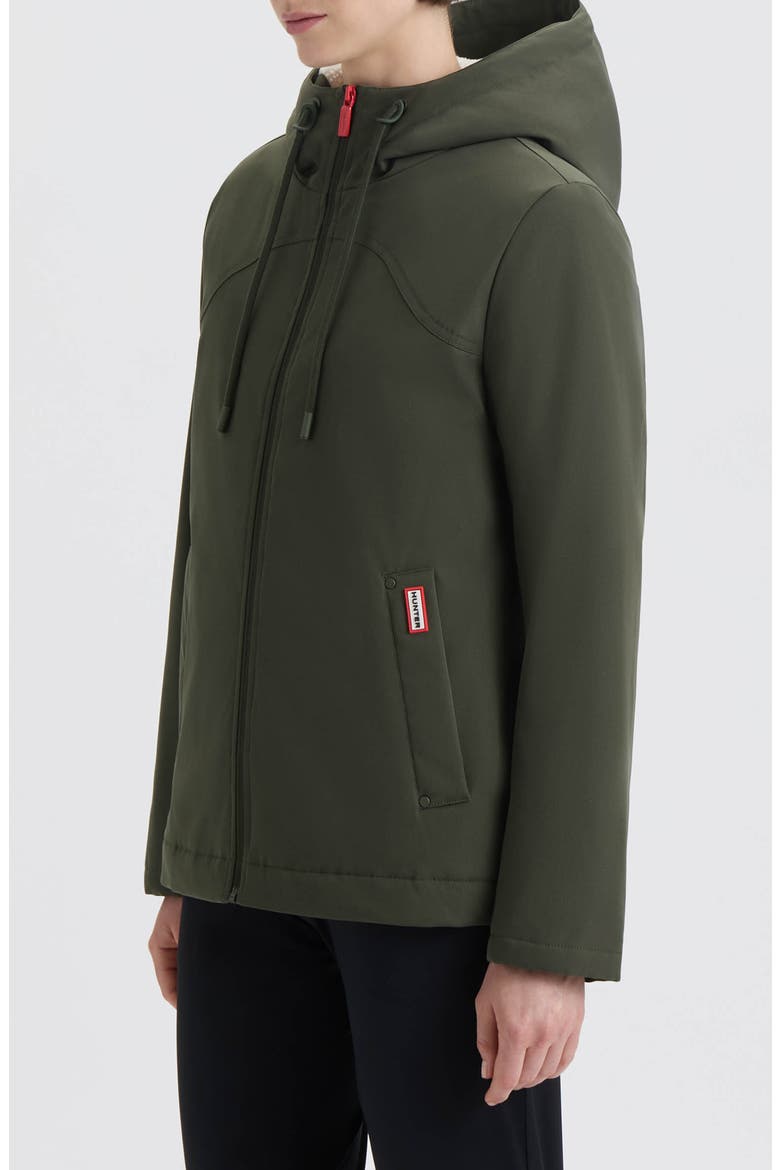 Blake Water Repellent Rain Jacket, Alternate, color, HUNTER GREEN