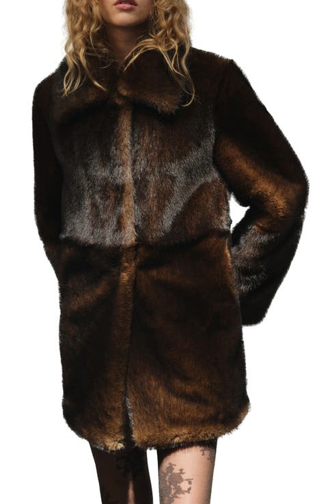Faux Fur Coat