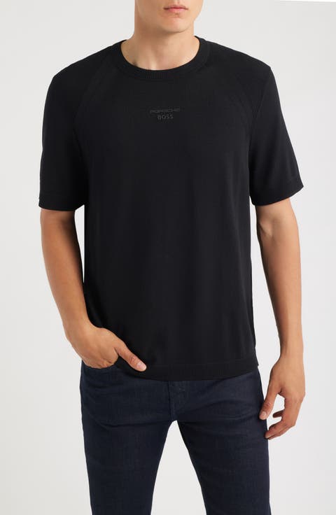 Porsche Spirit 70 Logo Short Sleeve Sweater