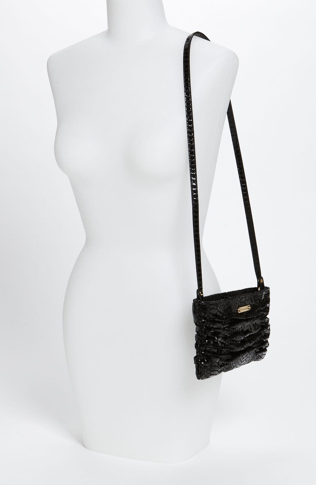 'Webster' Clutch, Alternate, color, BLACK PATENT PYTHON