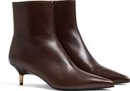 Khaite Bella Kitten Heel Ankle Boot