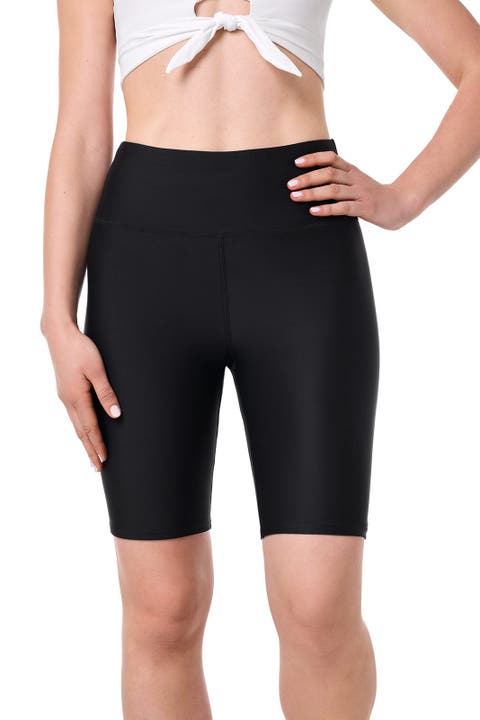 Women's Ocean Sculpt High Rise Swim Shorts, UPF 50+ Sun Protection